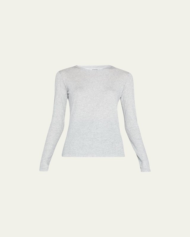 Essential Long-Sleeve Crewneck Tee